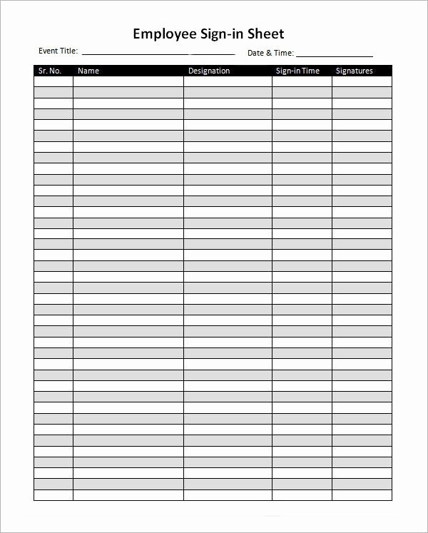 Sign In Sheet Template Doc Luxury Sign In Sheet Template 21 Download Free Documents In