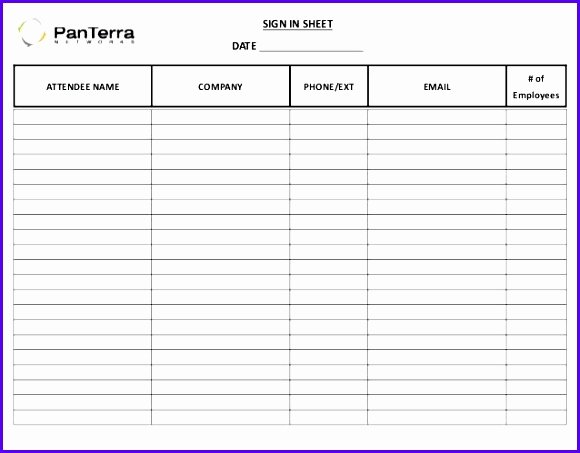Sign Out Sheet Template Excel Awesome 8 Sign In Sign Out Sheet Template Excel Exceltemplates