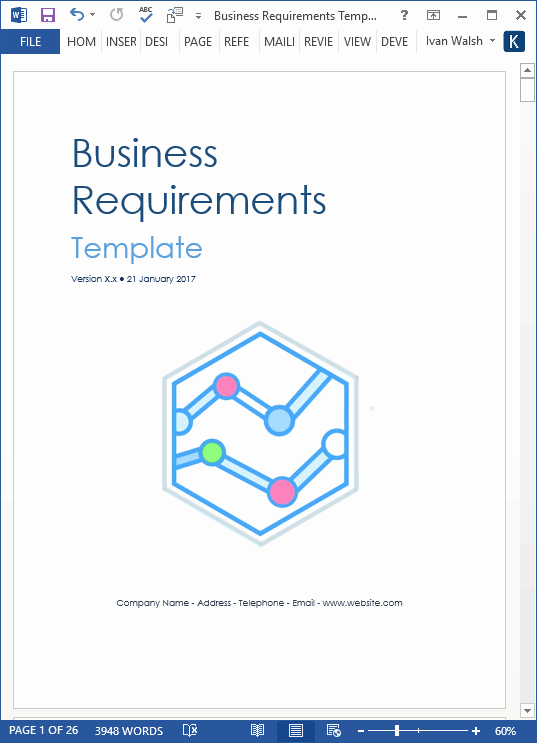 Simple Business Requirements Document Template Awesome How to Write Business Requirements Specifications – Part 1