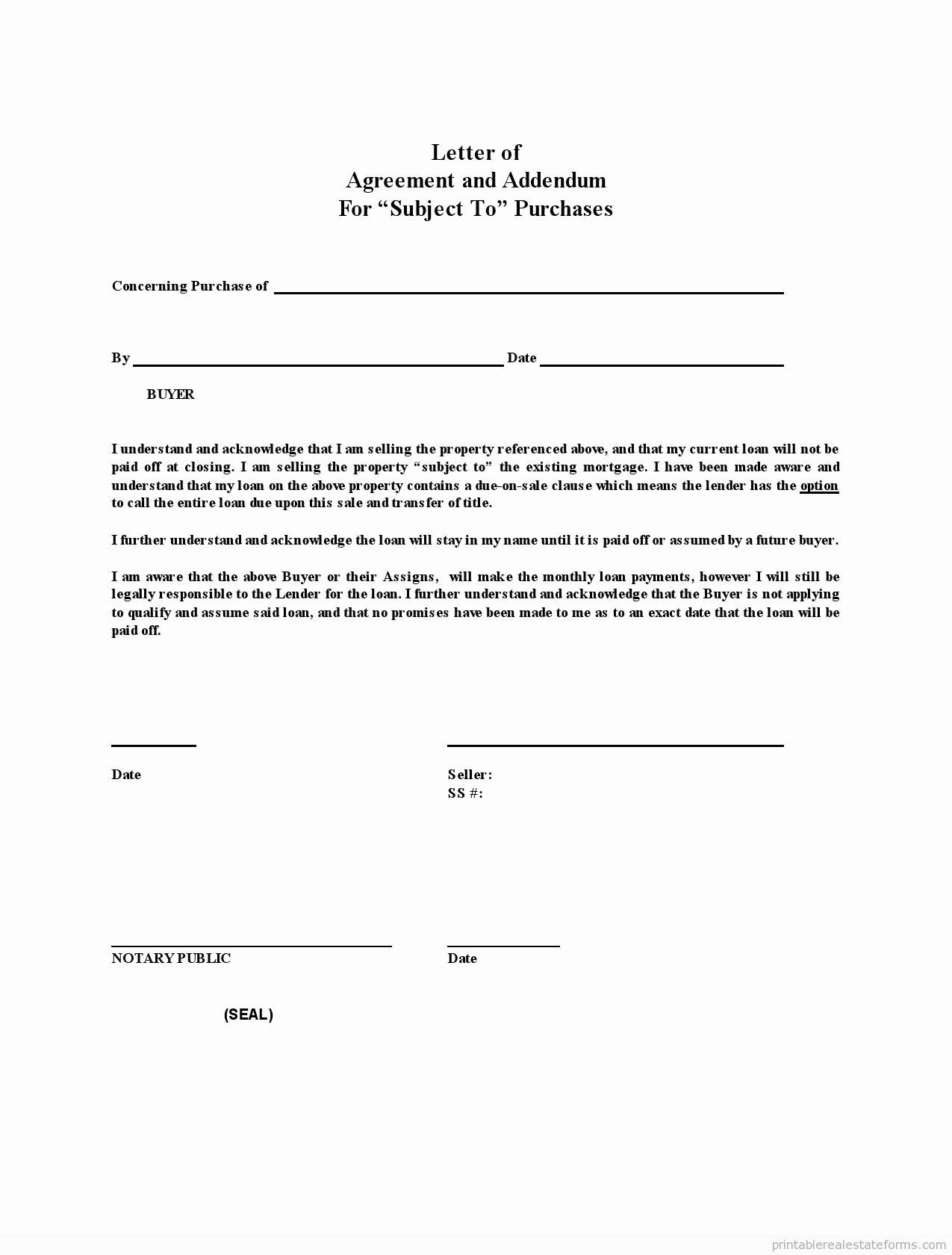 Simple Payment Agreement Template Lovely Free Printable Letter Of Agreement form Generic