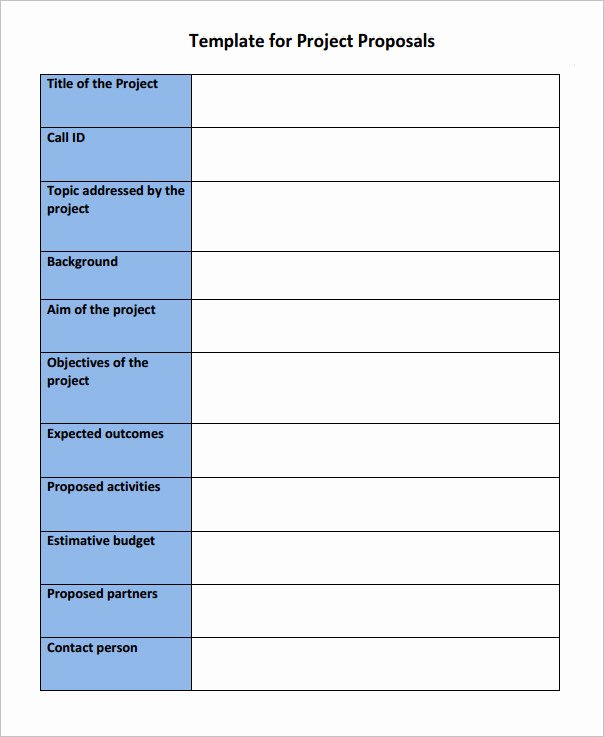 Simple Project Plan Template Word Elegant Free 22 Sample Project Proposal Templates In Google Docs
