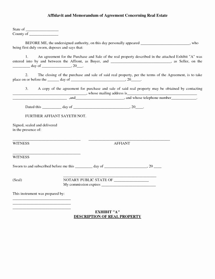 Simple Purchase Agreement Template Awesome Simple Real Estate Purchase Agreement