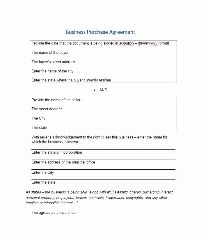 Simple Purchase Agreement Template Beautiful 37 Simple Purchase Agreement Templates [real Estate Business]