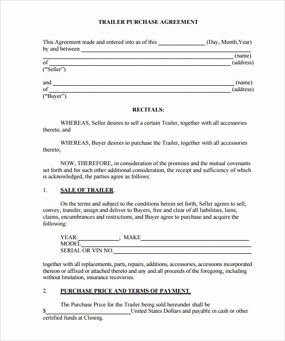 Simple Purchase Agreement Template Fresh Purchase Agreement 15 Download Free Documents In Pdf Word