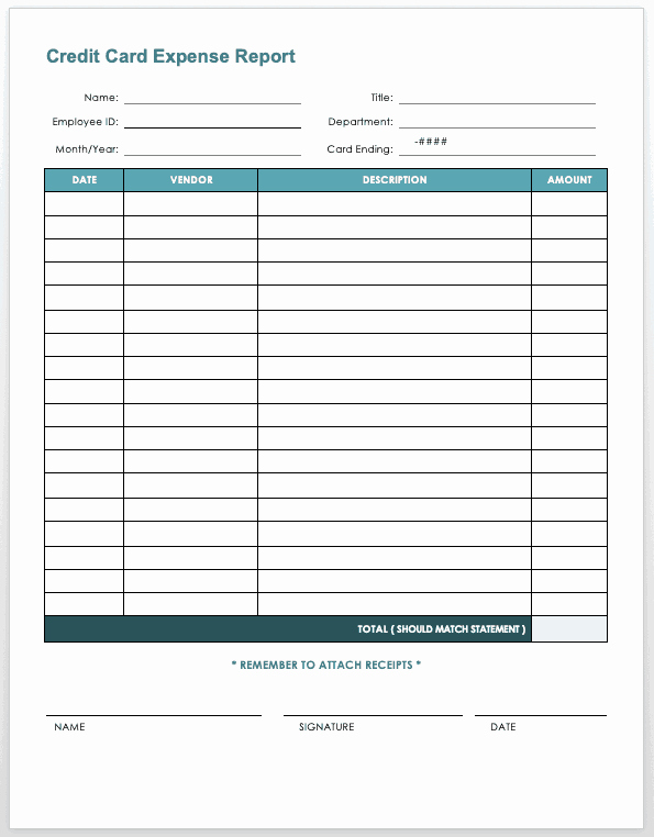 Simple Report Card Template New Free Expense Report Templates Smartsheet