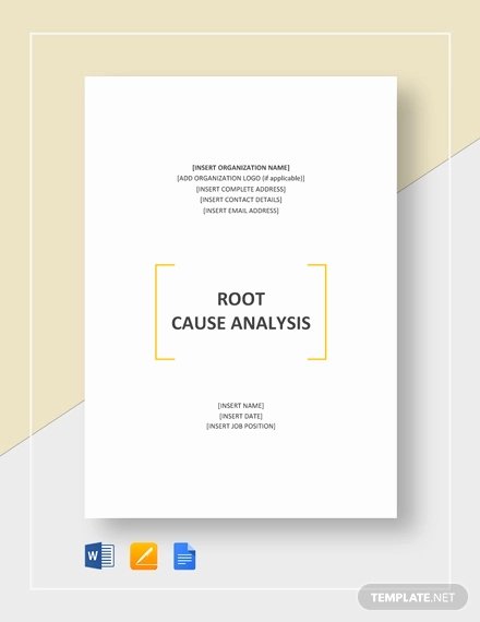 Simple Root Cause Analysis Template Luxury 10 Simple Root Cause Analysis Templates Word Pdf