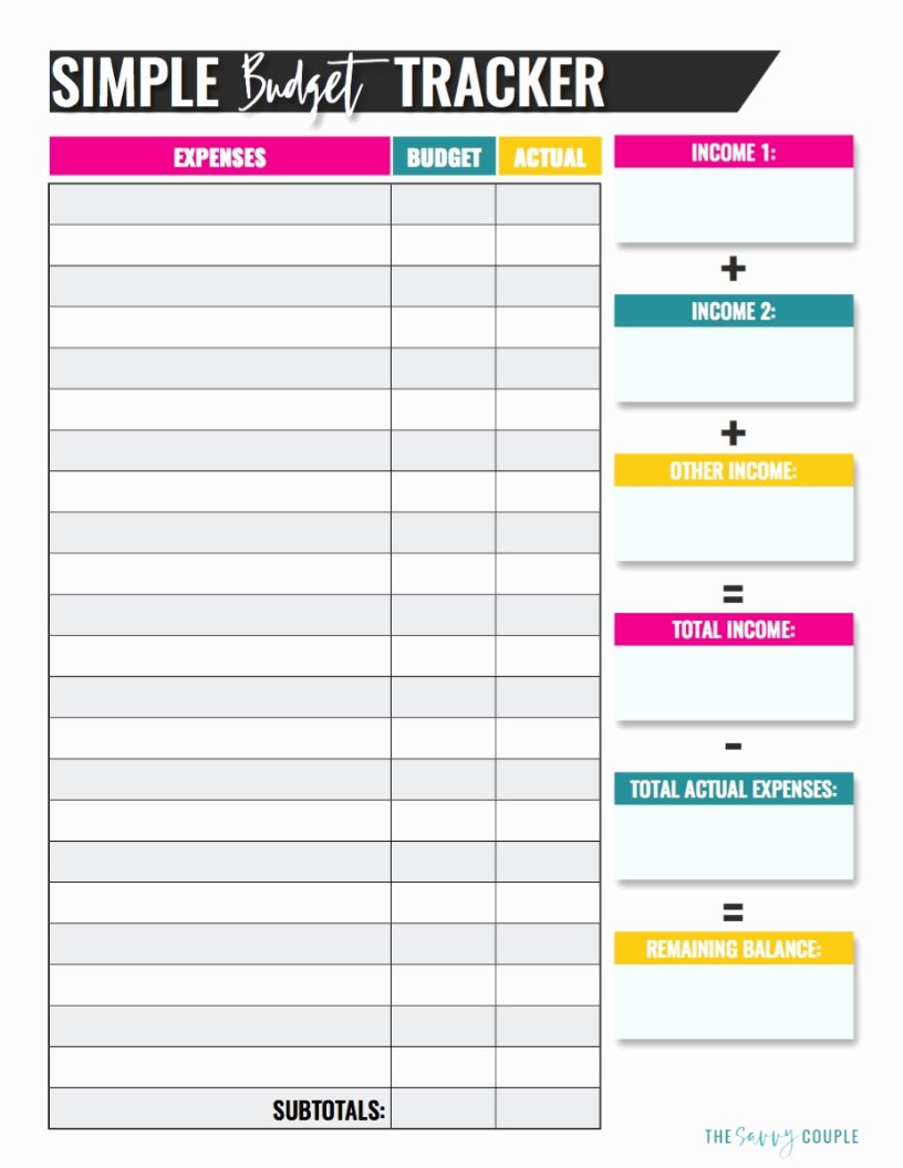 Simple Weekly Budget Template Lovely 10 Bud Templates that Will Help You Stop Stressing