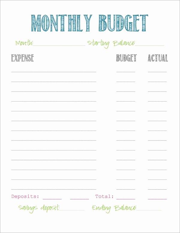 Simple Weekly Budget Template Lovely Best S Of Simple Bud Template Simple Bud