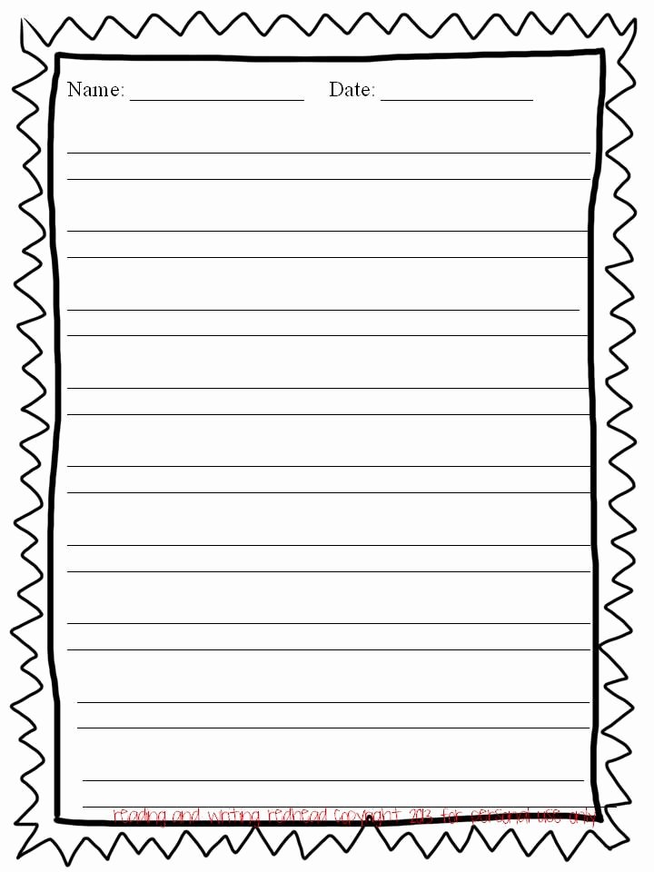 Simple White Paper Template Inspirational Free Writing Paper with Borders Google Search
