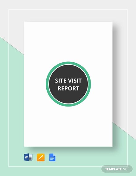 Site Visit Report Templates Lovely 18 Visit Report Templates Free Word Pdf Doc Apple