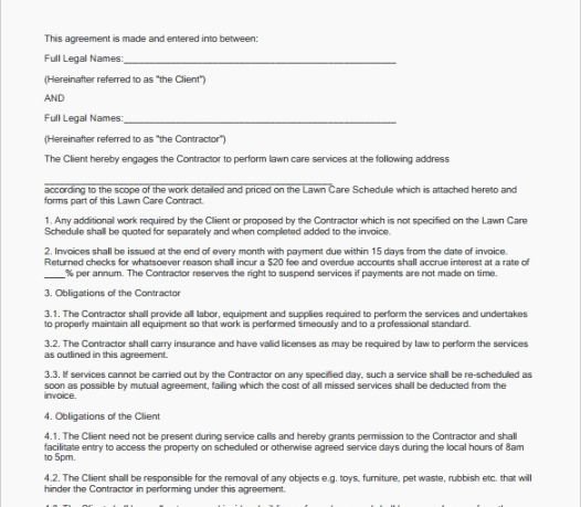 Snow Removal Contract Template Best Of 39 Peaceful Free Printable Snow Removal Contract
