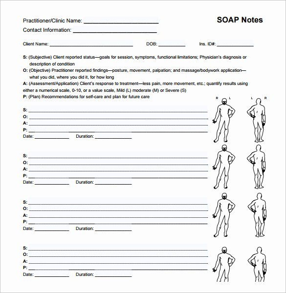 Soap Note Template Pdf Unique 15 soap Note Examples Free Sample Example format