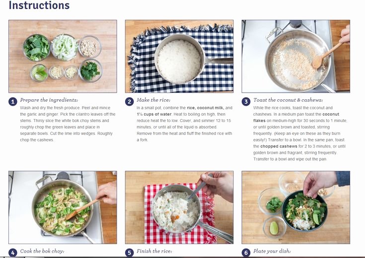 Step by Step Instruction Template Lovely Blue Apron Step by Step Instructions Template to Go