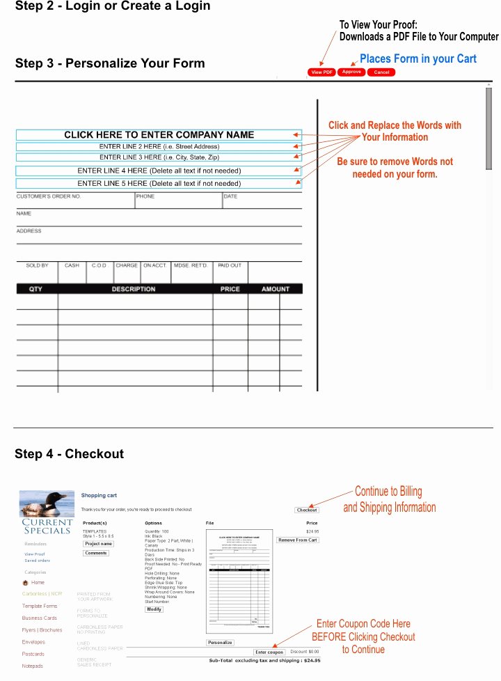 Step by Step Instruction Template Lovely Personalize Instructions