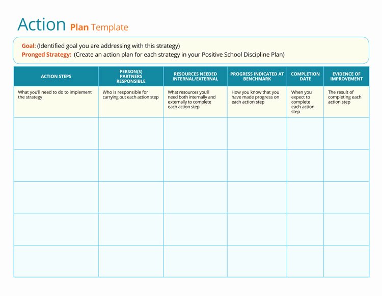 Strategic Action Plan Template Beautiful 58 Free Action Plan Templates &amp; Samples An Easy Way to