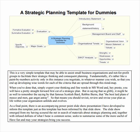 Strategic Planning Templates Free Beautiful Sample Strategic Plan Template 25 Free Documents In Pdf