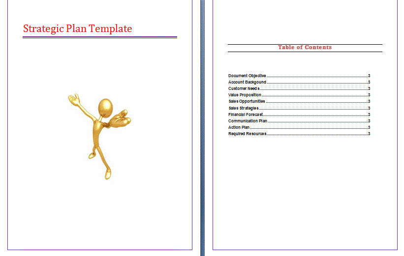 Strategy Plan Template Word Unique Strategic Plan Template