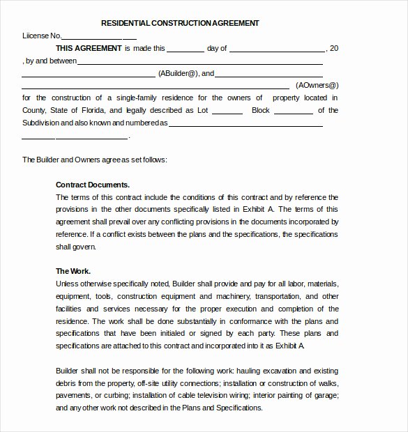 Subcontractor Agreement Template Free New Subcontractor Agreement Template