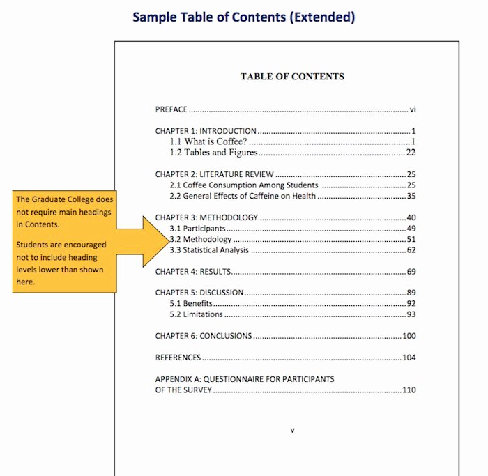 Table Of Contents Template Lovely 20 Table Of Contents Templates and Examples Template Lab
