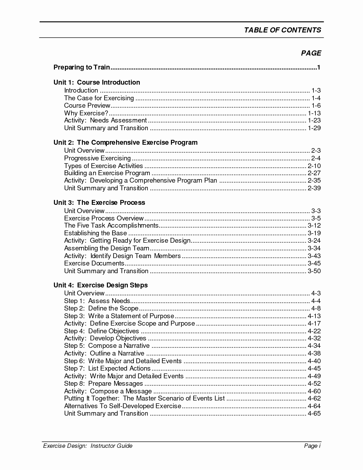 Table Of Contents Template Lovely Table Contents Template
