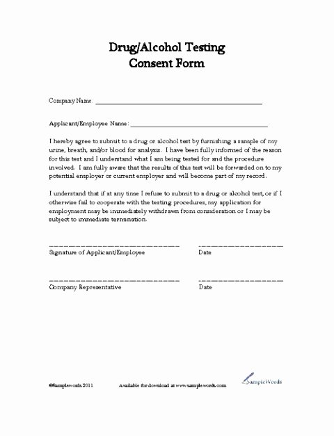 Tattoo Consent form Template Lovely 7 Standard Consent form Template atwty