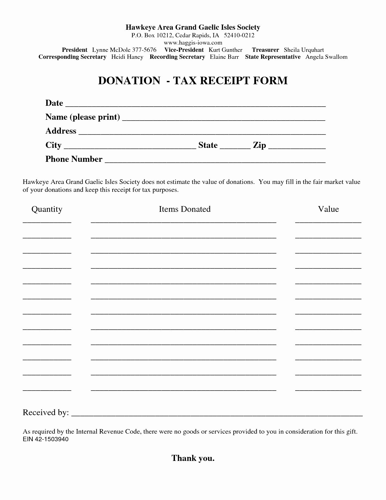 Tax Deductible Donation Receipt Template New 10 Non Profit Donation Receipt Letter