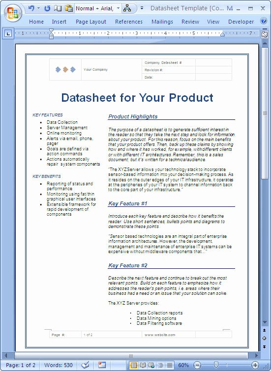 Technical White Paper Template Beautiful Datasheet Template – software Development Templates forms