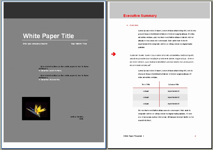Technical White Paper Template Inspirational Special Fer Proposal &amp; White Paper Templates
