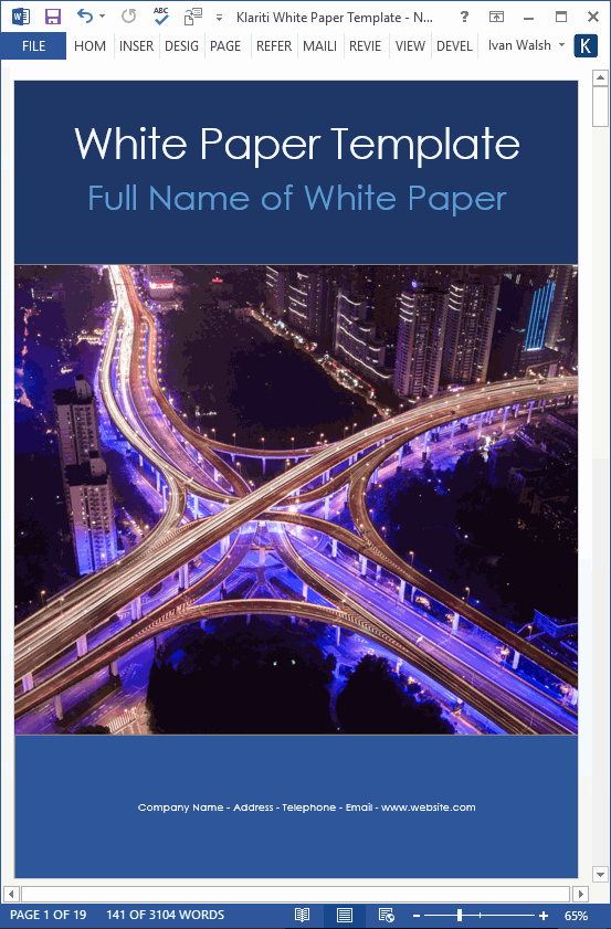 Technical White Paper Template New How to Structure A B2b White Paper