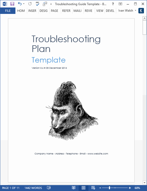 Technical White Paper Template Unique Troubleshooting Guide Template Ms Word – Templates