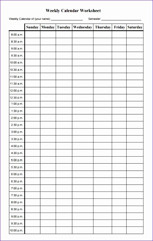 Time Management Schedule Template Beautiful 12 Time Management Excel Template Free Exceltemplates