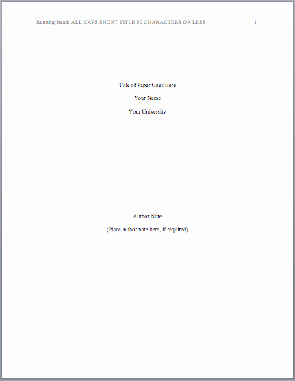 Title Page Mla Template Beautiful Lab Report Title Page format Free Download Elsevier