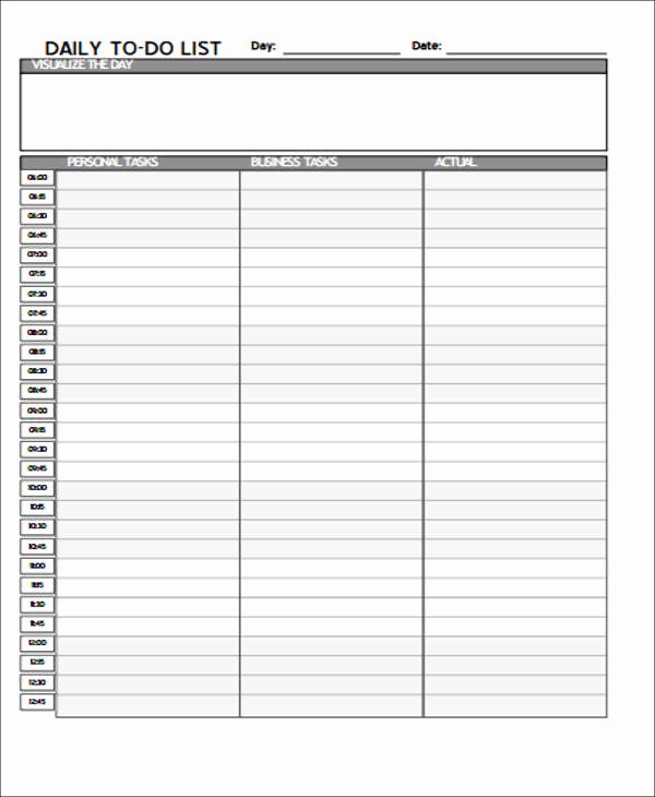 To Do List Template Pdf Best Of Business to Do List Templates Free Word Pdf format