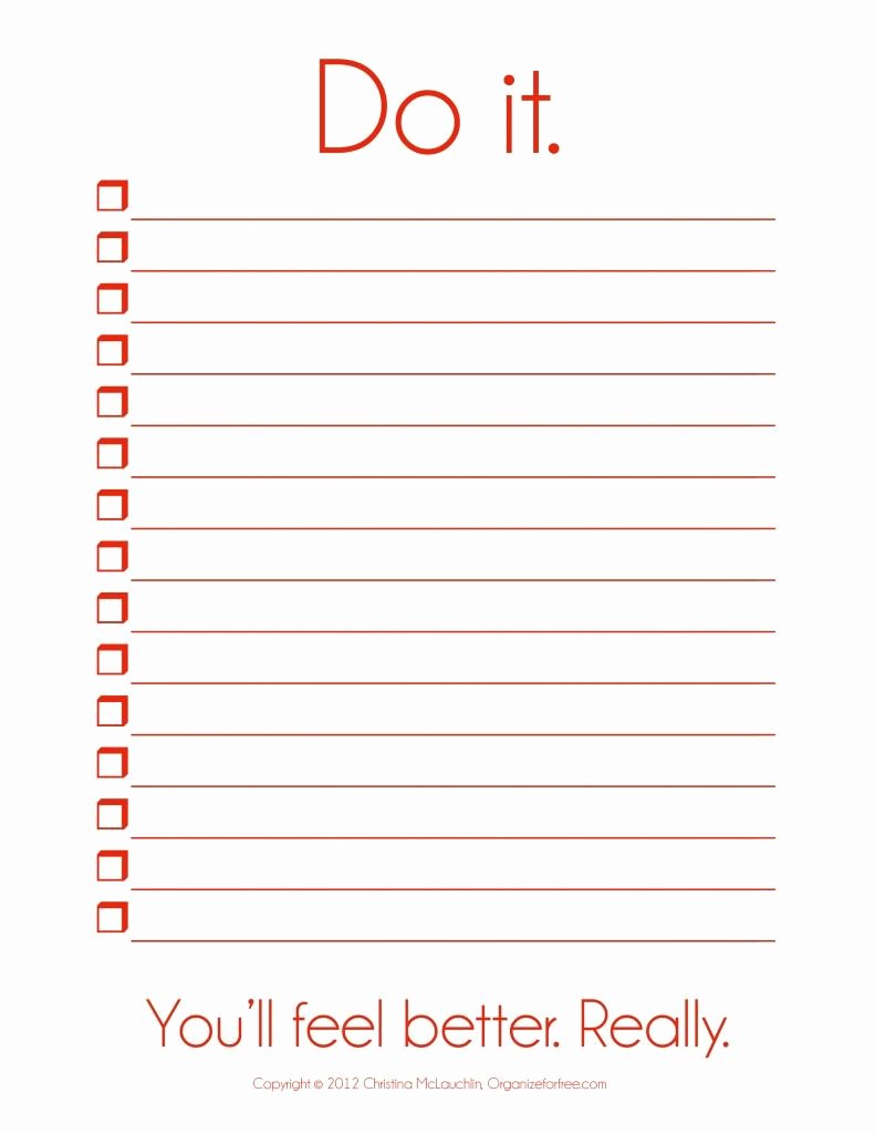 To Do List Template Pdf Inspirational I so Need This Things to Do Template Pdf
