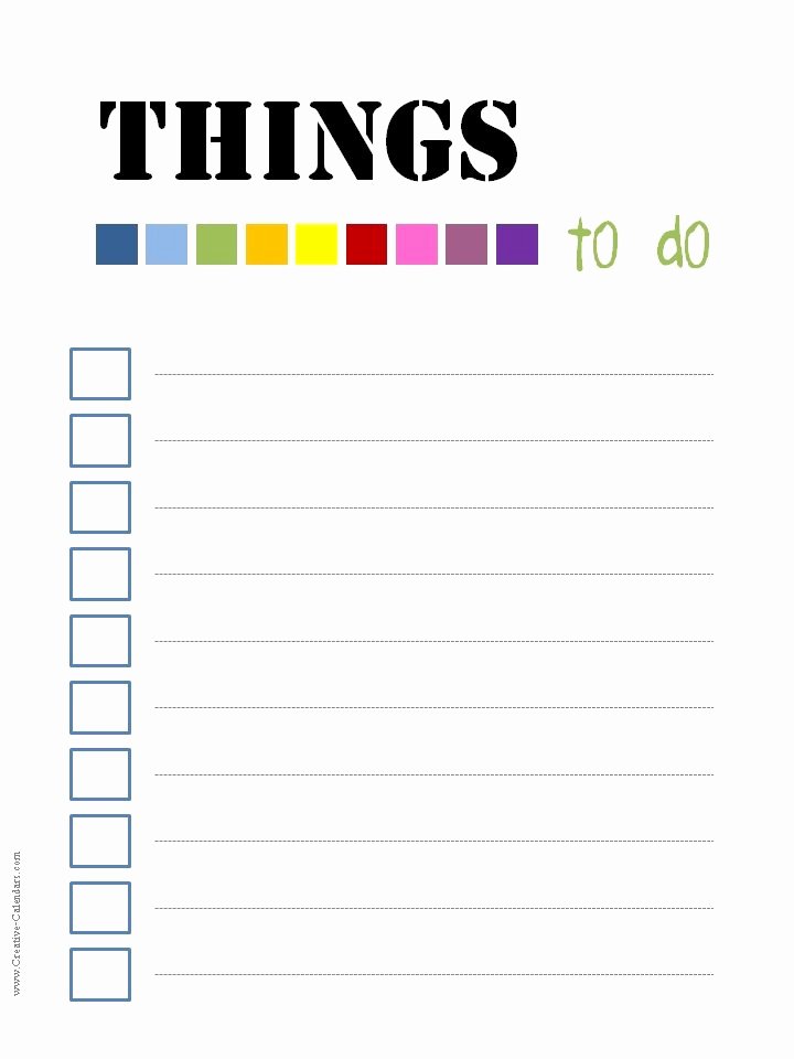 To Do List Template Word Best Of to Do List Template