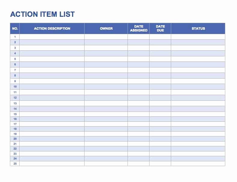 To Do List Templates Word Awesome 15 Free Task List Templates Smartsheet