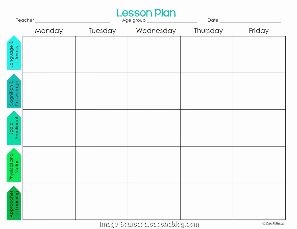 Toddler Lesson Plan Templates Luxury Fresh Editable Preschool Lesson Plan Template Lesson Plan