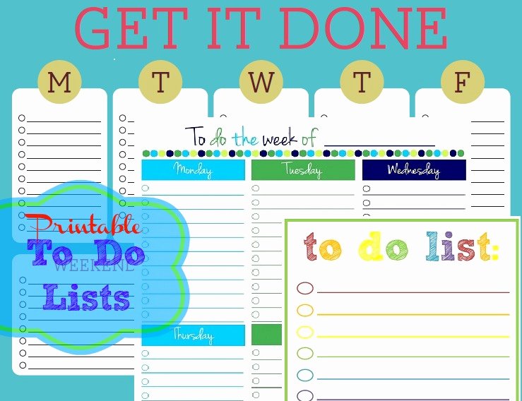 Todo List Template Word Elegant Free Printable to Do Lists – Cute &amp; Colorful Templates