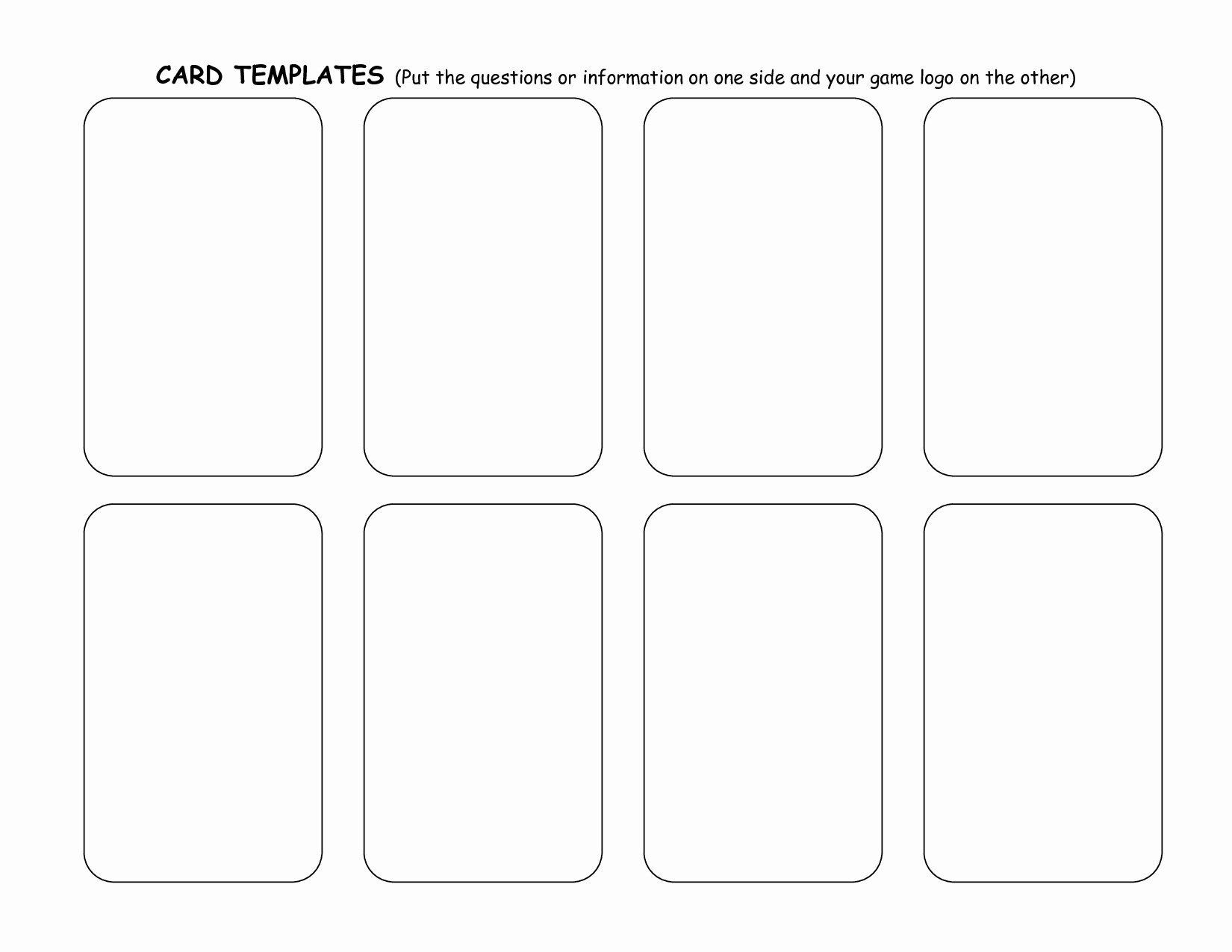 Trading Card Template Word Inspirational Playing Card Templates – Emmamcintyrephotography