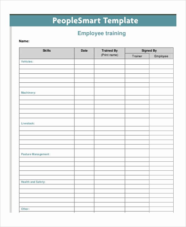 Training Checklist Template Excel Free Fresh Free 16 Training Checklist Examples &amp; Samples In Pdf