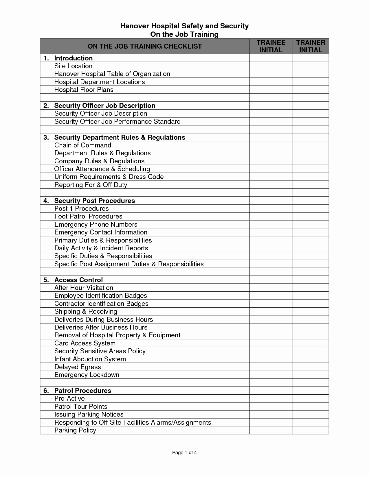 Training Checklist Template Excel Free Fresh Training Checklist Templates Word Excel Fomats