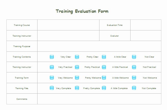 Training Evaluation forms Template Lovely Download Evaluation form Templates for Free