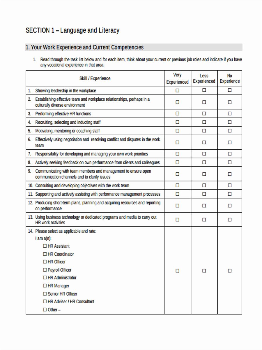 Training Needs assessment Template Elegant Pre Training assessment forms 5 Free Documents In Pdf