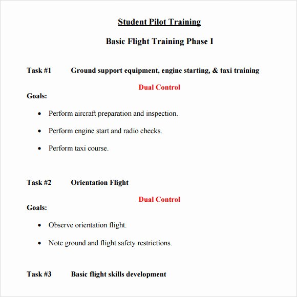 Training Outline Template Word Awesome Free 7 Amazing Training Outline Templates In Pdf