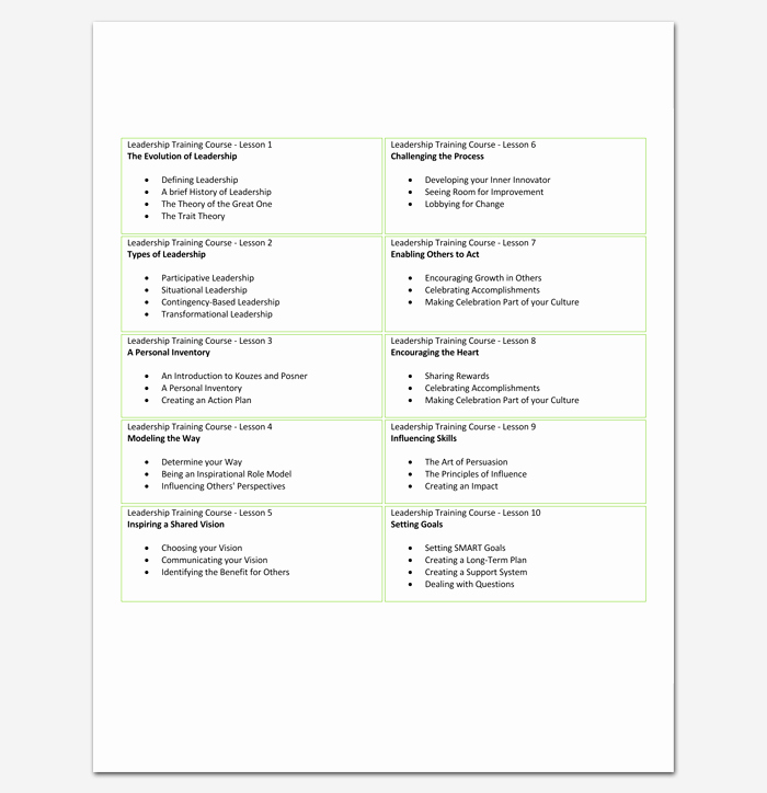 Training Outline Template Word Best Of Training Course Outline Template 24 Free for Word &amp; Pdf