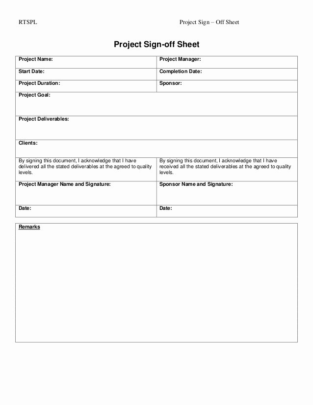 Training Sign Off Sheet Templates Awesome Project Sign F Tempalte