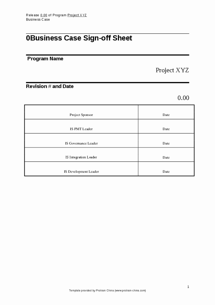Training Sign Off Sheet Templates New 24 Of Milestone Project Sign F Document Template