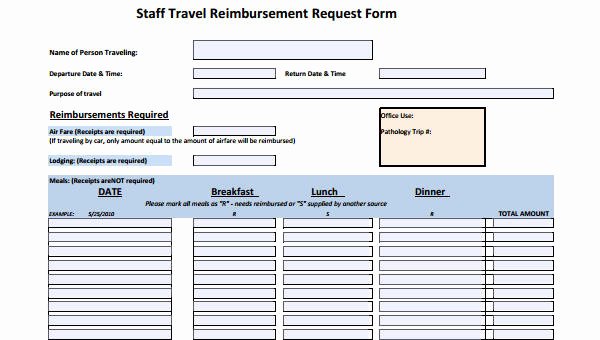Travel Request form Template New Travel Request form Template