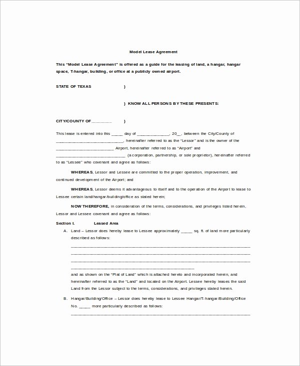 Truck Lease Agreement Template Unique 9 Sample Mercial Truck Lease Agreements Pdf Word Pages