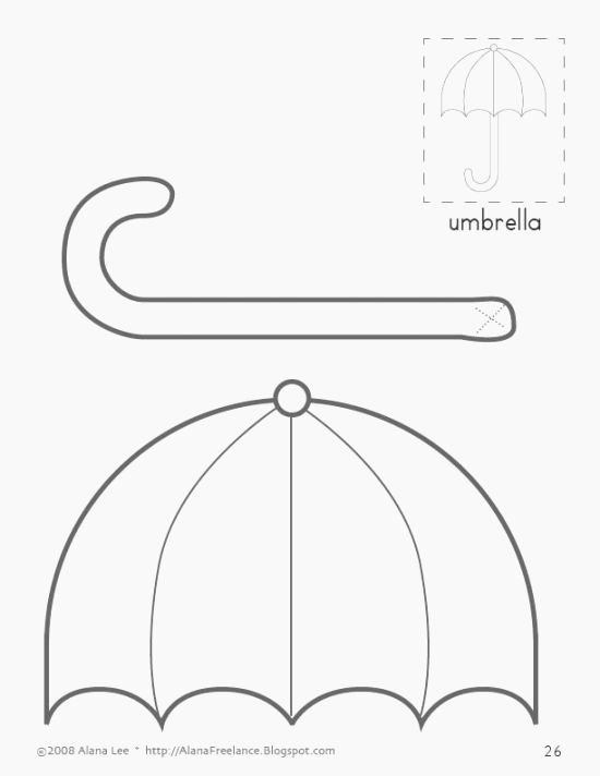 Umbrella Template for Preschool Lovely Best 43 Gratifying Umbrella Printable